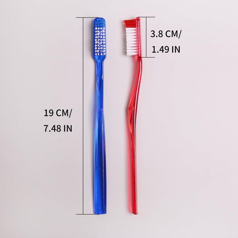 DR PERFECT Adult Smoker's Toothbrush Super Hard & Firm Bristles Pack of 12 - Image 4